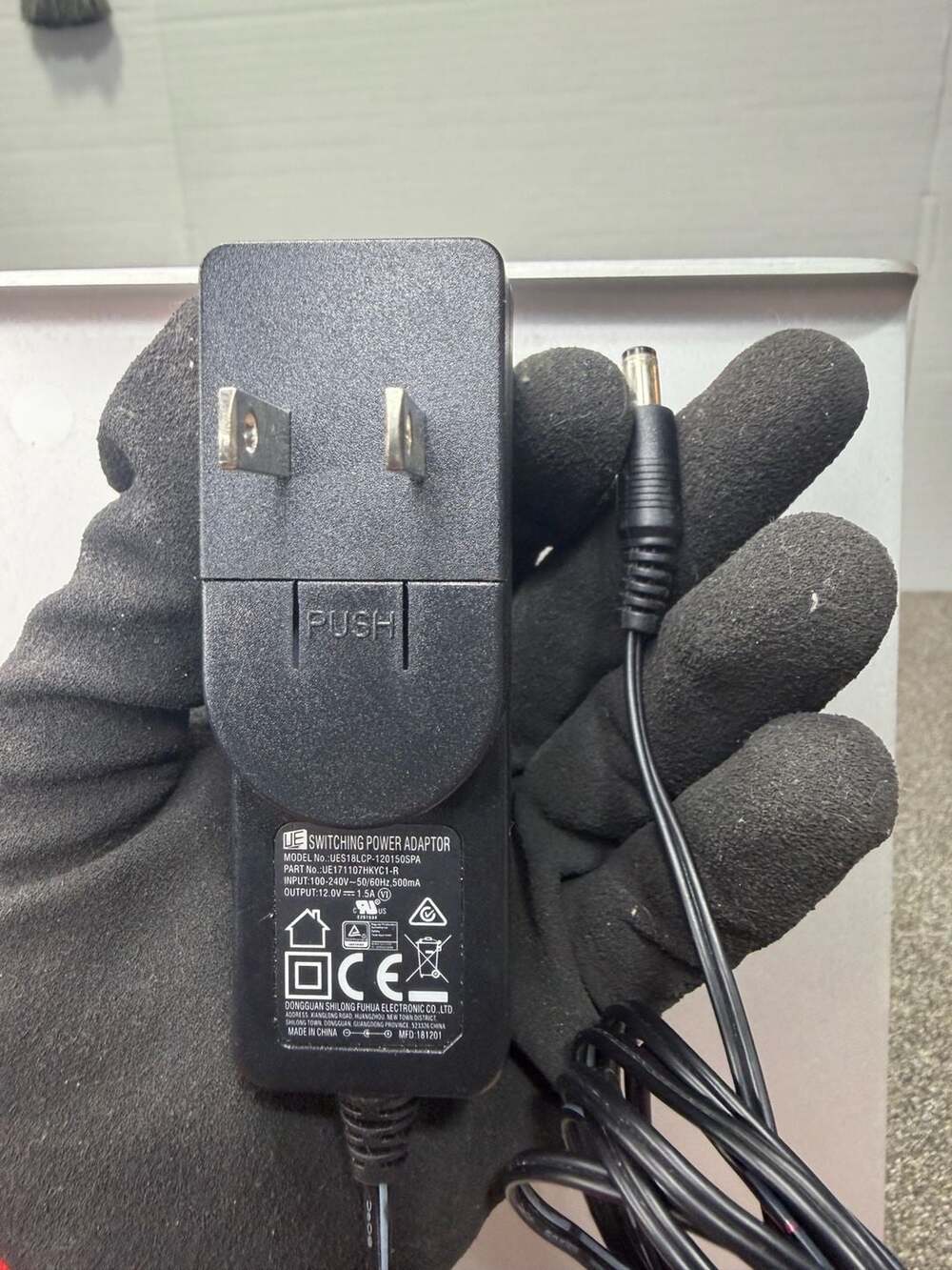 UE Switching Power Adaptor UES18LCP-120150SPA 12V 1.5A